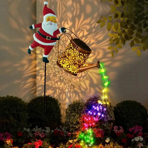 Only $19.99 Last Day Promotion!🎁🎶Christmas Solar Kettle Lights Garden Lawn Decorative Lights
