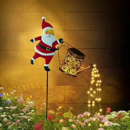 Only $19.99 Last Day Promotion!🎁🎶Christmas Solar Kettle Lights Garden Lawn Decorative Lights